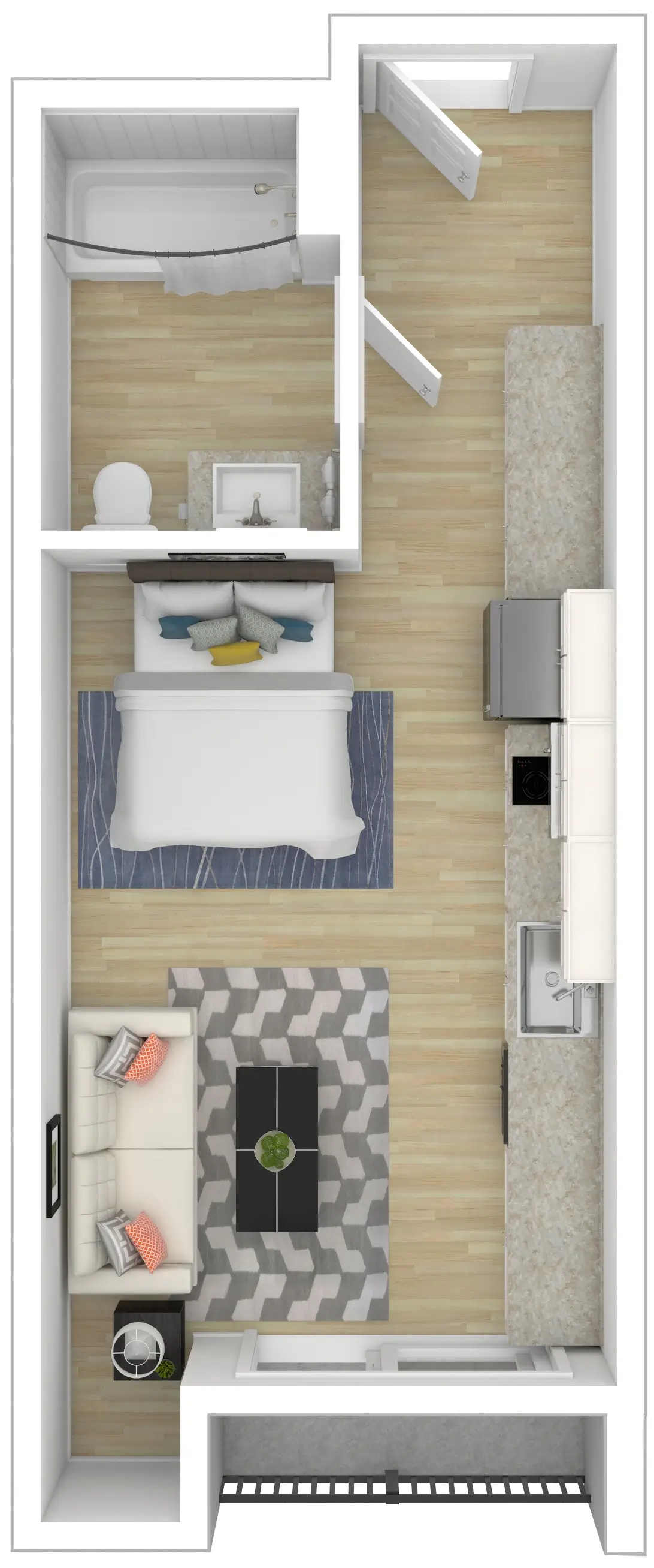 Studio Floorplan A
